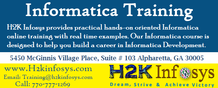 Informatica Online Training Classes and Placement Informatica Online Training Classes and Placement