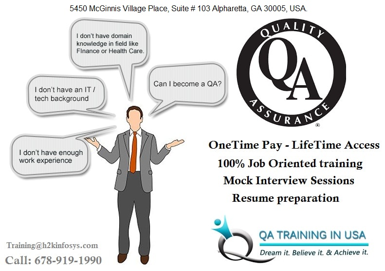 Quality Assurance Online Training in USA with Job Quality Assurance Online Training in USA with Job