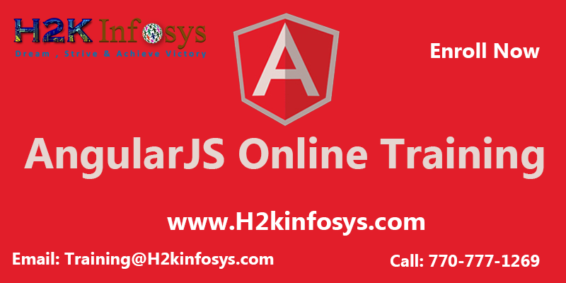 AngularJS Training provided by H2K Infosys AngularJS Training provided by H2K Infosys