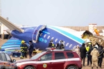 Azerbaijan Airline plane crash visuals, Azerbaijan Airline plane crash videos, azerbaijan airlines plane may have been shot by russia, Planes t