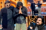 Balakrishna and Pawan Kalyan shoot, Balakrishna and Pawan Kalyan video, balakrishna welcomes pawan kalyan for his talk show, Allu aravind