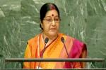 Sushma Swaraj, India, befitting reply by sushma swaraj to pakistan, Nawaz sharif