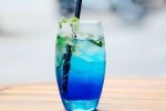high- tea, blue curacao syrum, blue curacao mocktail recipe, Beverage