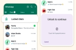 WhatsApp, WhatsApp, chat lock a new feature introduced in whatsapp, Screenshot