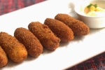 Cheese Croquettes Recipe, Crispy Potato and Cheese Croquettes Recipe, crispy potato and cheese croquettes recipe, Garlic sauce
