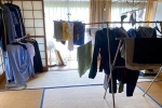 Drying clothes indoors research, Drying clothes indoors bad news, drying clothes indoors could lead to mould and respiratory issues, Drying clothes indoors