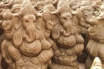 Making of clay Ganesha, Making of clay Ganesha, 10 simple steps to make eco friendly ganesha at home, Clay ganesha