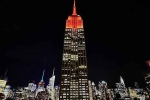 ESRT, FIA, empire state building lit up to honour the festival of lights, Empire state realty trust