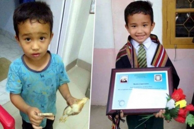 Mizoram Boy, Who Took Injured Chicken to Hospital with All Money He Had Receives Award