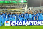 India Vs Australia, India Vs Australia latest updates, india bags the t20 series against australia with hyderabad win, Rajiv gandhi