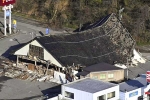 Japan Earthquake breaking, Japan Earthquake news, japan hit by 155 earthquakes in a day 12 killed, Runway