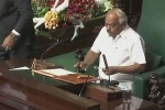 Karnataka, Karnataka, karnataka floor test update congress leader k r ramesh kumar elected as speaker, Bs yeddyurappa