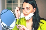 face masks, skin, how to wear makeup with a facemask, Skin care