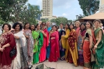 demure drapes events, Demure Drapes, meet ruby shekhar the founder of demure drapes who is making singapore fall in love with sari, Aarti