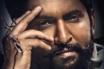 Nani look from V, V movie posters, nani s angry look from v, Rakshasudu