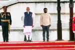 Narendra Modi honour, Narendra Modi news, narendra modi receives ceremonial guard of honour in sri lanka, Tamil nadu