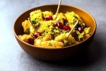 indian chats, indian chats, recipe sweet potato chat, Pomegranate seeds