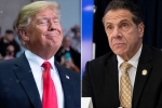 covid-19, coronavirus, president trump plays misleading clippings from cuomo in press briefings, Andrew cuomo