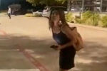 Racism on Indian women, Racist Attack In Texas video, racist attack in texas woman arrested, Us hate crime
