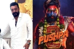 Pushpa: The Rule release news, Sanjay Dutt, sanjay dutt s surprise in pushpa the rule, Flu