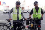 bangalore to mecca distance by cycle, india to mecca by road, two indian men cycling to mecca for haj while fasting for ramadan, Hajj