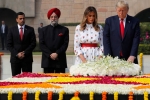 Donald Trump, Raj Ghat, highlights on day 2 of the us president trump visit to india, Melania trump