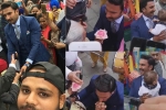 ranveer singh, bollywood, watch video of ranveer singh giving a flower to an elderly woman is winning hearts, Icc cricket world cup 2019