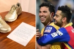 Virat Kohli and Yuvraj Singh latest, Indian cricket, virat kohli thanks yuvraj singh for his gesture, Boots