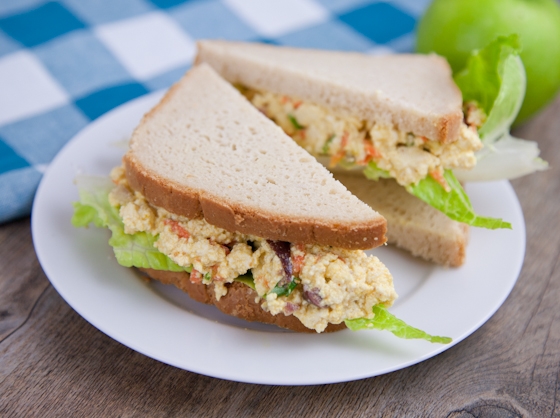 Vegan "Egg" Salad Healthy food