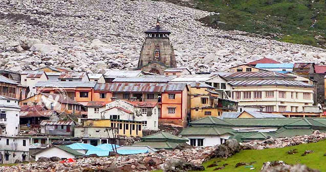 Miraculous event in the town of Kedarnath},{Miraculous event in the town of Kedarnath