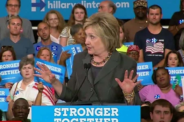 Hillary Clinton holds rally in Charlotte!