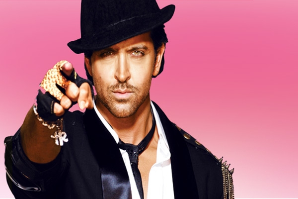 Hrithik had two valentines this year!},{Hrithik had two valentines this year!