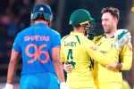 Rajkot match updates, Australia vs india match, australia won by 66 runs in the third odi, Indian cricket team