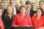 which left Latin America's largest nation adrift, with an economy in deep recession. The move puts an end to the 13 years in power of her left-wing Workers' Party., brazil president dilma rousseff removed from office, Brazil president dilma rousseff