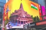 Times Square, Lord Ram, why is a giant lord ram deity appearing on times square and why is it controversial, Northern india