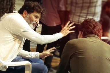 Mahesh and Trivikram camping in Dubai