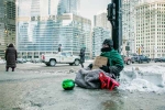 weather channel, midwest weather today, midwest cities in bid to keep homeless from chancy cold, Young couple