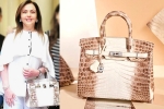 nita ambani's bag, Nita Ambani's Crocodile Skin Handbag, nita ambani s crocodile skin handbag worth rs 2 6 cr studded with 240 diamonds goes viral, Nita ambani