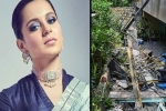 demolishing, Mumbai, kangana ranaut demands 2 crores from bmc for damaging her office, Shiv sena