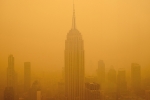 New York latest, New York smog levels, smog choking new york, Air pollution