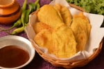 Tasty Raw Banana Pakora Recipe, Indian Recipes, tasty raw banana pakora recipe, Green chutney