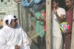 asia cup 2019 football qualifiers, uae man locks up India football fans, watch uae man locks up indian football fans in cage before match, Football team
