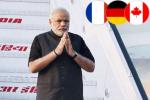 India PM and Angela Merkel, India PM and Angela Merkel, indian premier leaves for france germany canada, Hannover messe