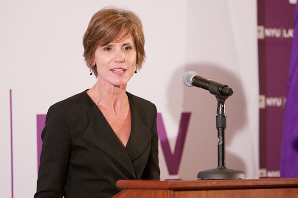 Trump fires Sally Yates for defying him on travel ban