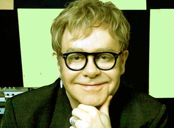Elton John has a room full of plastic dogs!